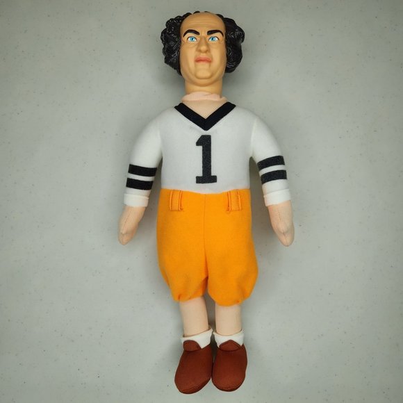 The Three Stooges Vintage Plush Football Player Larry Doll - Picture 3 of 4